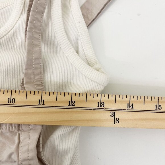 Anthropologie Daily Practice Sleeveless Layered Romper Set - Size Small - Picture 7 of 7